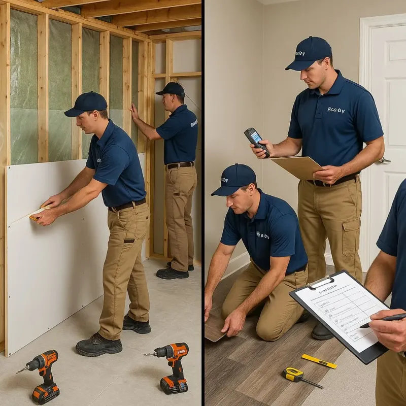 Repairs and Reconstruction process in Gulf Park Estates, MS